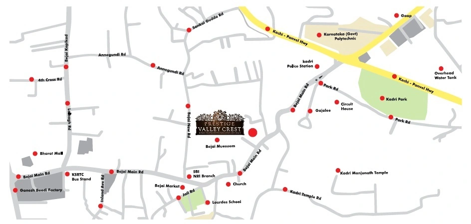 Featured Image of Prestige Valley Crest  location Map