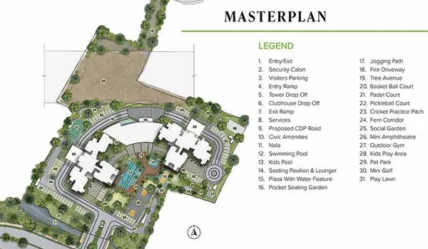 Prestige Fernvale master plan layout