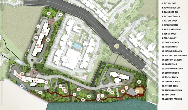 Prestige Eaton Park master plan layout