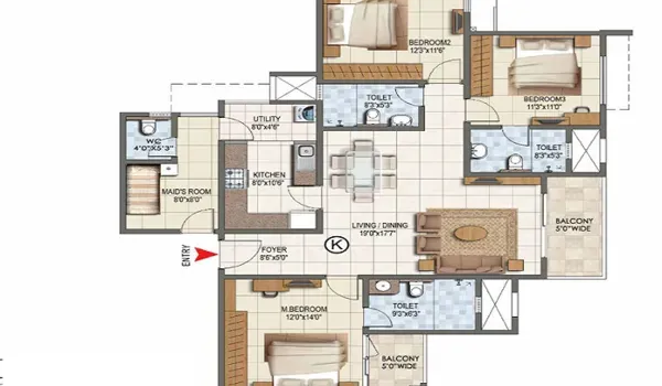 Prestige Palm Court plan